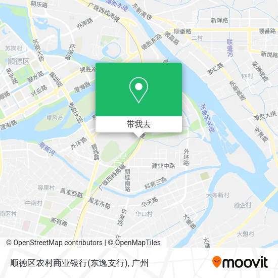 顺德区农村商业银行(东逸支行)地图
