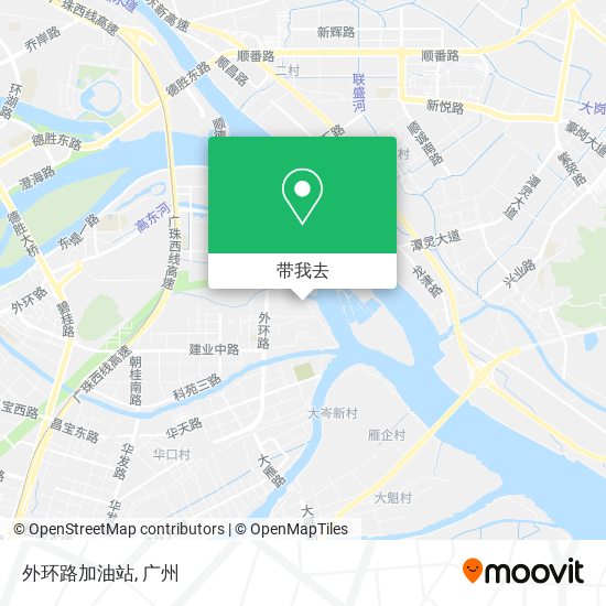 外环路加油站地图