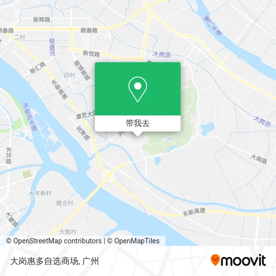大岗惠多自选商场地图