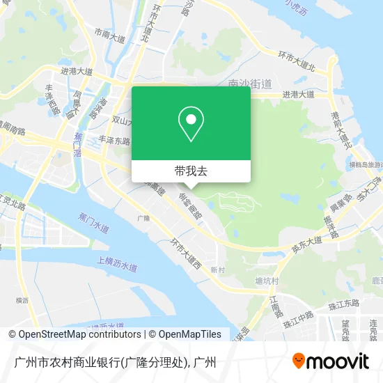 广州市农村商业银行(广隆分理处)地图