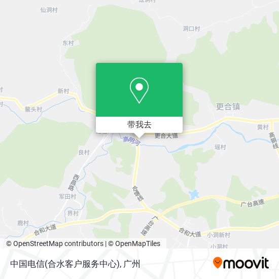 中国电信(合水客户服务中心)地图