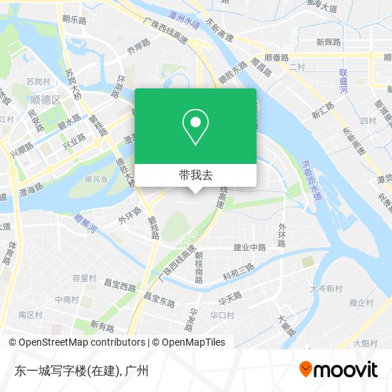 东一城写字楼(在建)地图