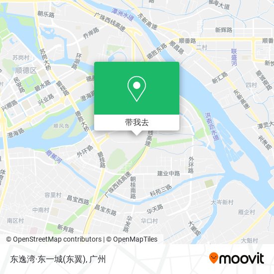 东逸湾·东一城(东翼)地图