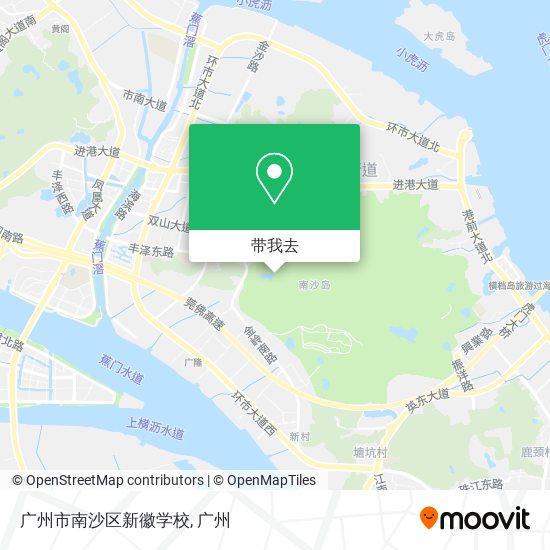 广州市南沙区新徽学校地图