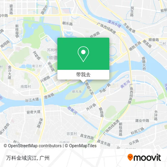 万科金域滨江地图