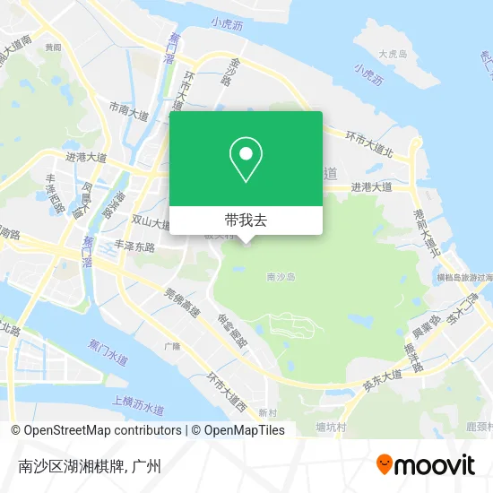 南沙区湖湘棋牌地图