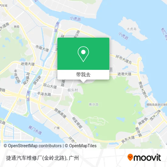 捷通汽车维修厂(金岭北路)地图