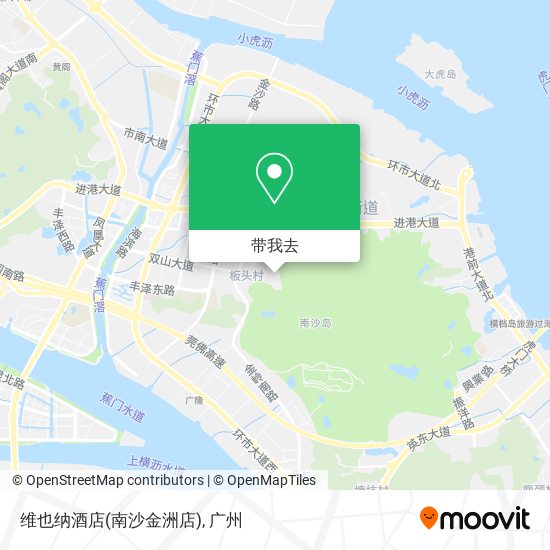 维也纳酒店(南沙金洲店)地图