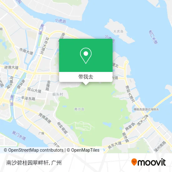 南沙碧桂园翠畔轩地图