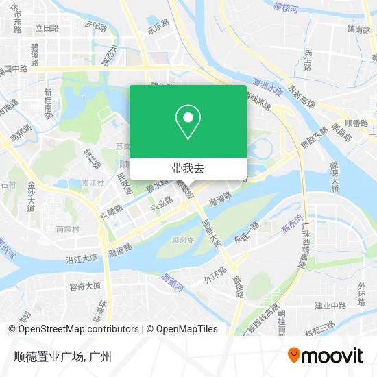 顺德置业广场地图