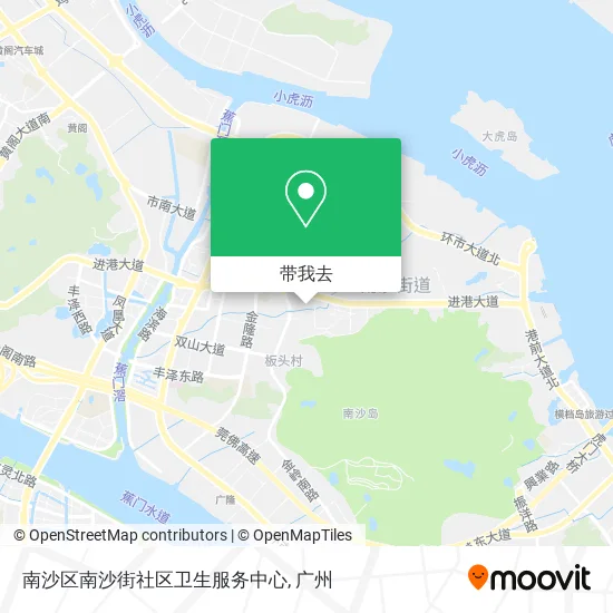 南沙区南沙街社区卫生服务中心地图