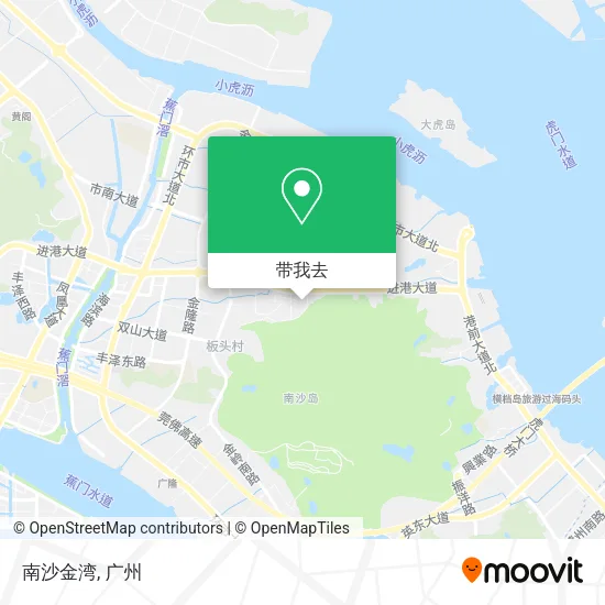 南沙金湾地图