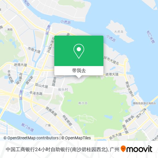 中国工商银行24小时自助银行(南沙碧桂园西北)地图