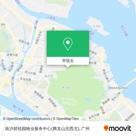 南沙碧桂园物业服务中心(腾龙山庄西北)地图
