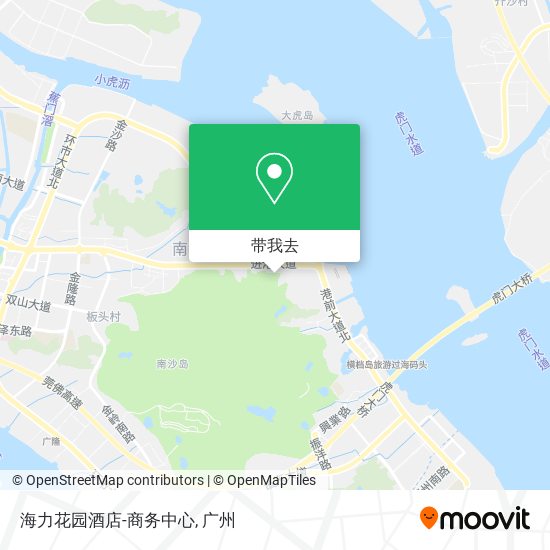 海力花园酒店-商务中心地图