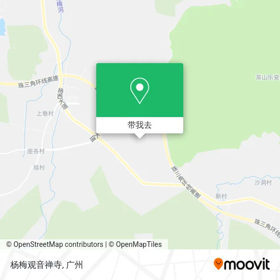 杨梅观音禅寺地图