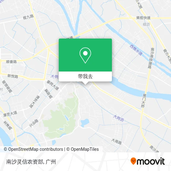 南沙灵信农资部地图