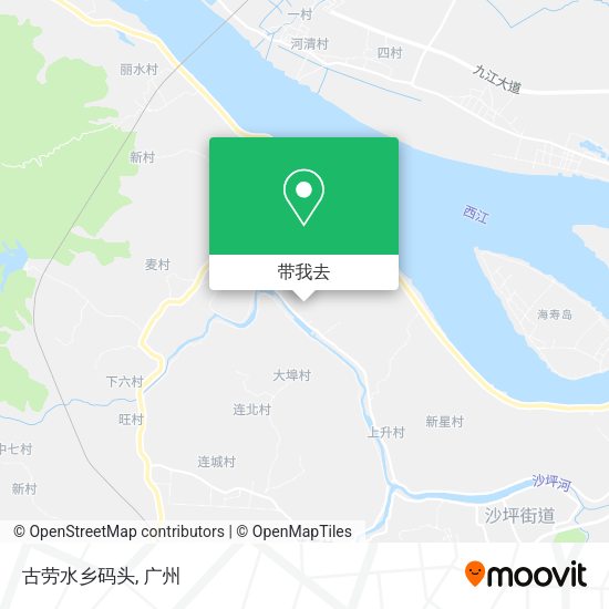 古劳水乡码头地图