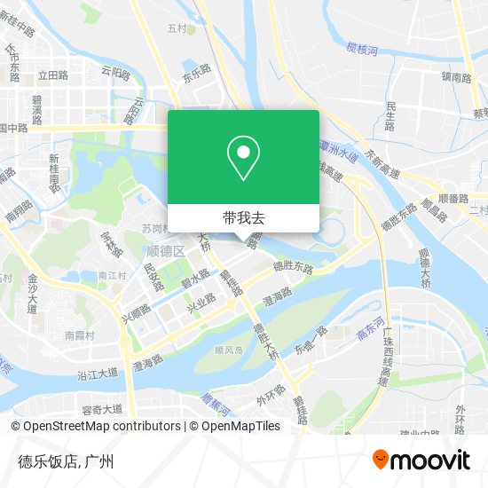 德乐饭店地图