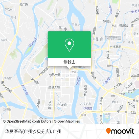 华夏医药(广州沙贝分店)地图