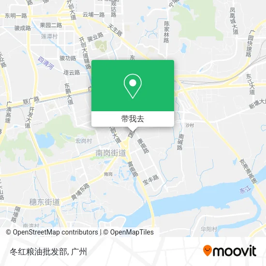 冬红粮油批发部地图