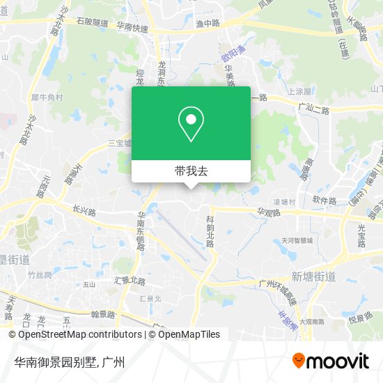 华南御景园别墅地图