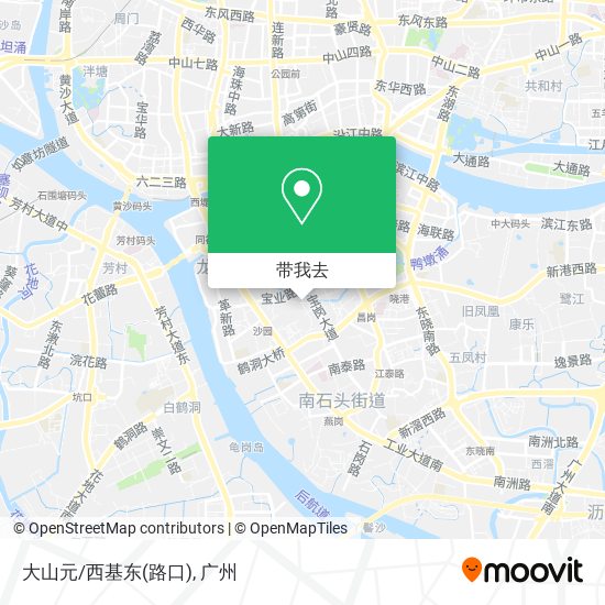 大山元/西基东(路口)地图