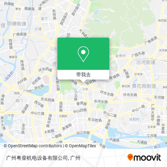 广州粤柴机电设备有限公司地图