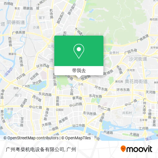 广州粤柴机电设备有限公司地图