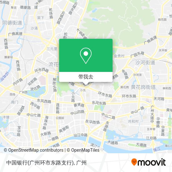 中国银行(广州环市东路支行)地图