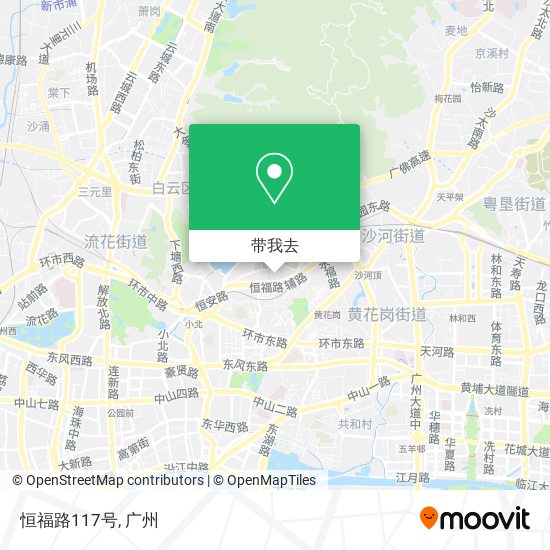 恒福路117号地图