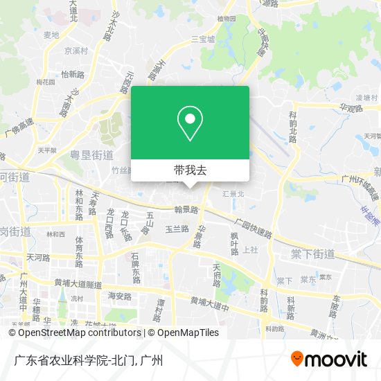 广东省农业科学院-北门地图