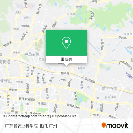 广东省农业科学院-北门地图