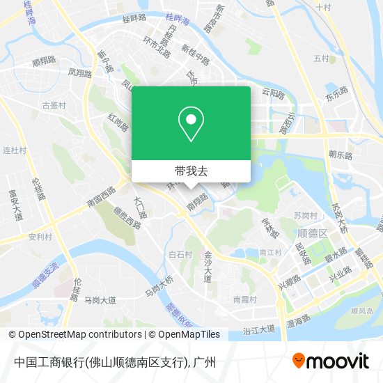 中国工商银行(佛山顺德南区支行)地图