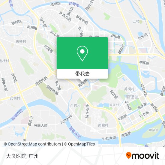 大良医院地图