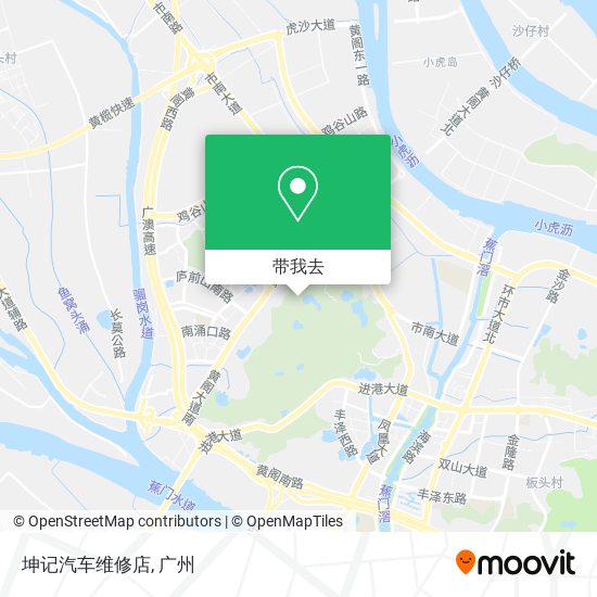 坤记汽车维修店地图
