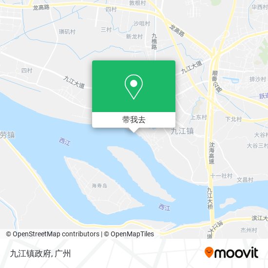 九江镇政府地图