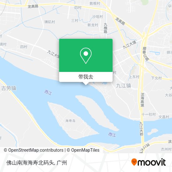 佛山南海海寿北码头地图