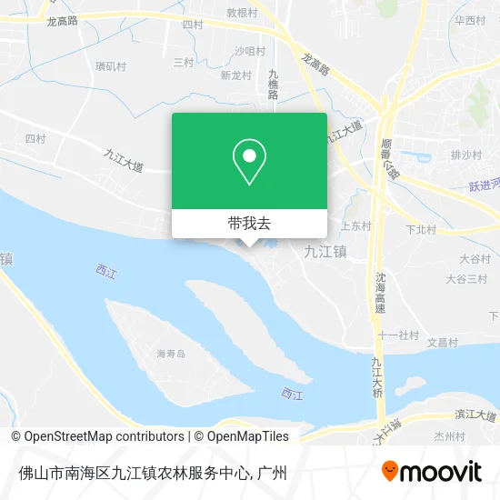 佛山市南海区九江镇农林服务中心地图