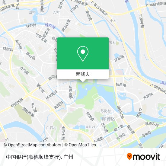 中国银行(顺德顺峰支行)地图