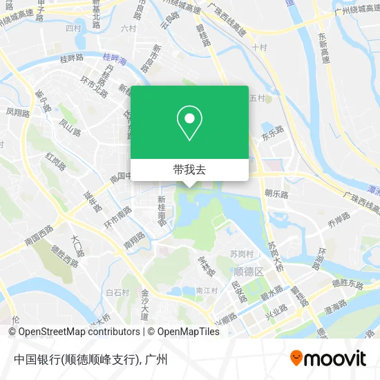 中国银行(顺德顺峰支行)地图