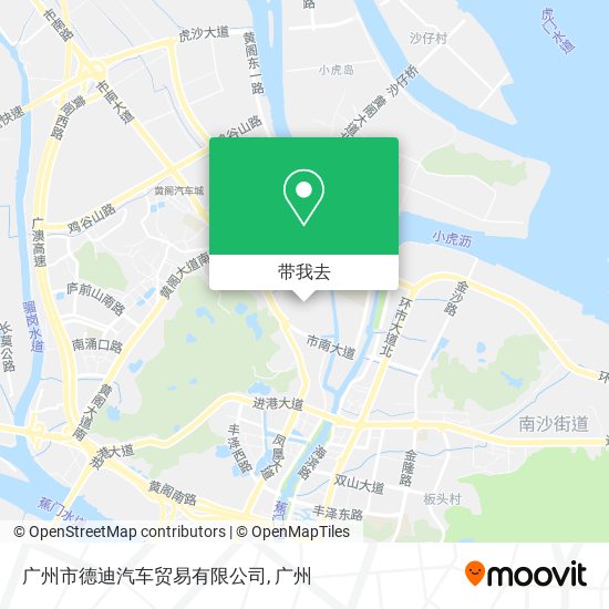 广州市德迪汽车贸易有限公司地图