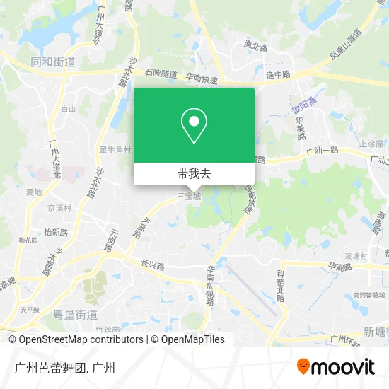 广州芭蕾舞团地图