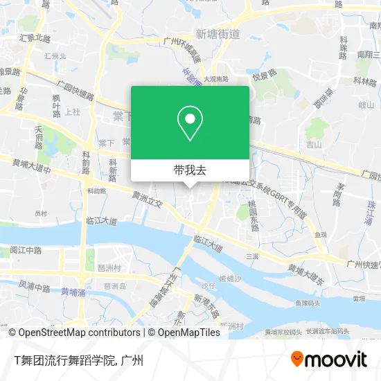 T舞团流行舞蹈学院地图