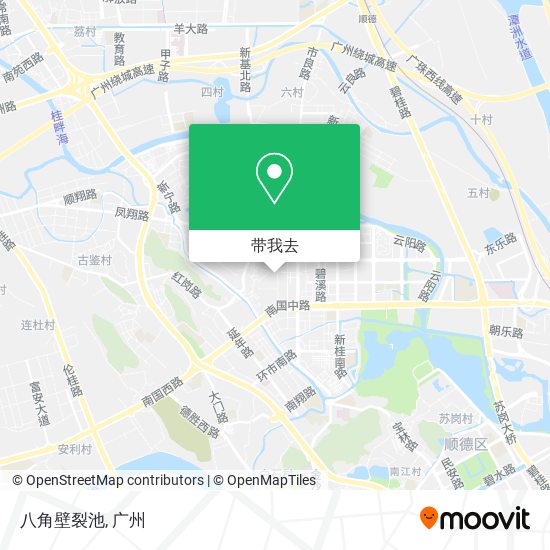 八角壁裂池地图
