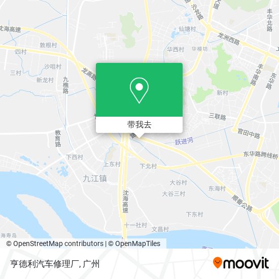 亨德利汽车修理厂地图