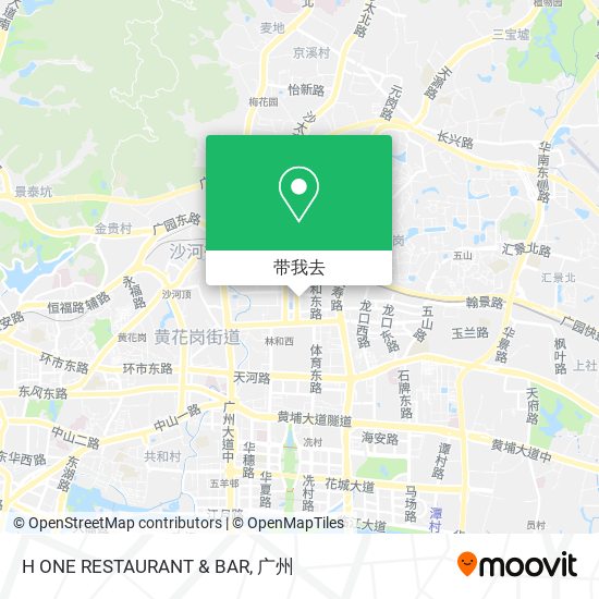 H ONE RESTAURANT & BAR地图