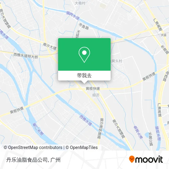 丹乐油脂食品公司地图