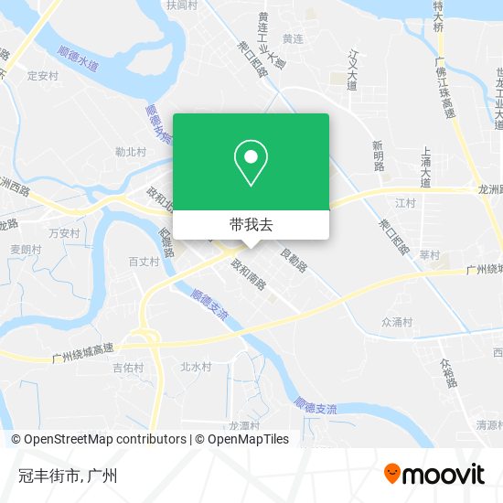 冠丰街市地图