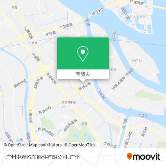 广州中精汽车部件有限公司地图